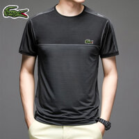 Lacoste Nam Tay Ngắn Top Mùa Hè Mới Ice Silk Thể Thao Thể Thao Ngoài Trời Áo Thun Ngắn Tay Hợp Thời Trang (02806) M-3XL