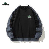 Lacoste Thu Đông Thu Đông Tổng Hợp Khâu Vải Áo Khoác Nam Thiết Kế Thời Trang Khâu Màu Sắc Tương Phản Cổ Tròn Áo 6577 M-5XL