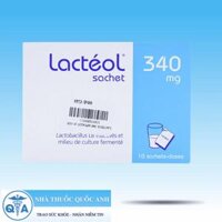 Lactéol 340mg Bột pha hỗn dịch uống trị tiêu chảy (10 gói x 800mg)
