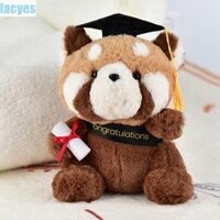 Lacyes Bác Sĩ Cap Raccoon Doll, Học Thuật Nhồi Bông Cử Nhân Raccoon Sang Trọng Đồ Chơi, Sáng Tạo Dễ Thương Mềm Mại Mũ Cử Nhân Procyon Lotion Động Vật Búp Bê Quà Tặng Tốt Nghiệp