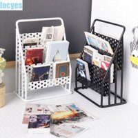 Lacyes Nhà Búp Bê Sắt Giá Để Đồ, Kệ Báo Kệ Sách Hiển Thị Giá Báo Thu Nhỏ, Cổ Điển Giả Vờ Chơi Trang Trí Hàng Ngày Tỉ Lệ 1: 12 Giá Búp Bê Mô Hình Thủ Công DIY
