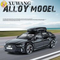 Lacyesbza Audi RS6 Đồ Chơi Mô Hình Ô Tô, 1: 32 7 Cửa Mở Mô Hình Xe Hợp Kim Audi, Bộ Sưu Tập Xe Mô Hình Hợp Kim Khả Năng Chơi Cao Diecast Audi RS6 Kéo Lại Đồ Chơi Xe Hơi Sinh Nhật Chistmas