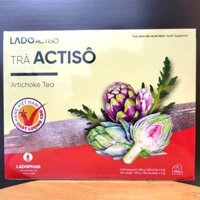 LADOPHAR - HỘP 200gram / 100 túi lọc - TRÀ ACTISO TÚI NHÚNG LADOACTISO Artichoke Tea Bags