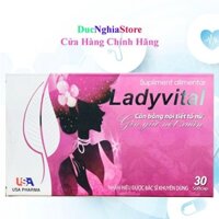 Ladyvital - Cân bằng nội tiết tố nữ, hỗ trợ giảm các triệu chứng thời kỳ tiền mãn kinh đau đầu, chóng mặtmất ngủ, bốc hỏ
