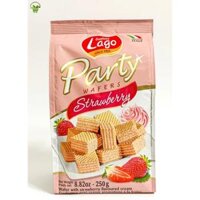 Lago Bánh xốp Party vị dâu