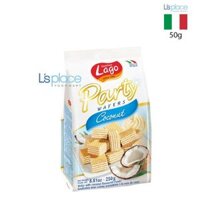 Lago Party Wafers Bánh xốp kem dừa