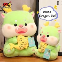 LAHOMIA Đồ Chơi Thú Nhồi Bông Hình Rồng Nhồi Bông Mềm Mại Xinh Xắn Làm Quà Tặng Năm Mới Gấu bông con rồng