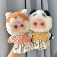 Lahomia Quần Áo Búp Bê Cho 20cm Váy Búp Bê Và Áo Vest Trang Phục Đạo Cụ Ảnh Hoạt Hình