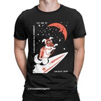 Laika Liên Xô Không Gian Chó Tên Lửa Liên Xô CCCP Khoa Học Tee Áo Nam Sáng Tạo Cotton Tee Manga Áo In Hình Quần Áo