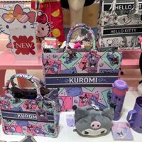 [Lakebao] Túi Tote vải Sanrio Hello Kitty dành cho nữ Phim hoạt hình dễ thương Túi mua sắm sức chứa lớn Túi xách đi lại Túi xách My Melody [MỚI]