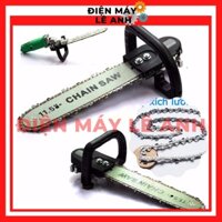 Lam cưa xích gắn máy mài cắt cầm tay mini giá rẻ Loại 1