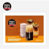 Lâm Đồng, Hồ Chí Minh, Đồng Nai [Evoucher] PHINDELI - Phiếu quà tặng 200K