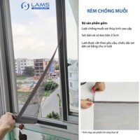 (LÀM HOÀN THIỆN THEO YÊU CẦU) Rèm chống muỗi, chống côn trùng lưới sợi thủy tinh Italia - Khổ 1m và 1m2 và 1m5