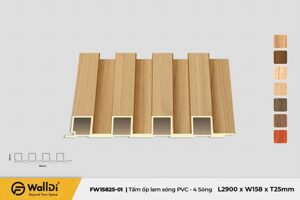 Lam nhựa 4 sóng FW15825
