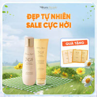 Làm sạch, cân bằng da, cấp ẩm sâu và trẻ hóa - 7GF Facial Foam, Face Lotion