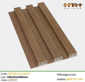 Lam sóng ốp tường Hobi Wood LS3C07