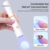{Làm tóc tay} Đèn móng tay cầm tay LED 3W di động 25 / 60S Thời gian Gel sạc Ba Lan Sấy UV LED Nail Light Máy sấy móng tay Nail Salon Dụng cụ Làm móng tay