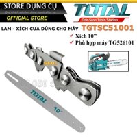 Lam và cưa xích 10" TOTAL TG5261011 | Dây cưa xích 10" TGTSC51001 | Lam cưa xích 10" TGTSB51001 (Thích hợp TG5261011)