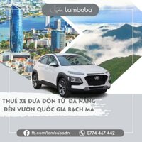 [LAMBABA] E-voucher thuê xe du lịch từ Trung tâm/Ven biển Đà Nẵng đến Vườn Quốc gia Bạch mã/Bạch Mã Villa