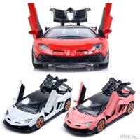 Lamborghini mô hình xe hợp kim mô phỏng xe lùi có thể mở cửa xe ô tô đồ chơi trẻ em