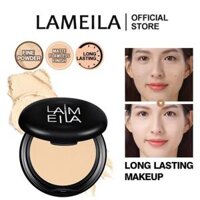 Lameila Bút 24 Giờ kiểm soát dầu Phấn nén Tự Nhiên Matte Sáng Lâu Dài Không Thấm Nước Thiết Phấn phủ Khỏa Thân Mờ phấn trang điểm
