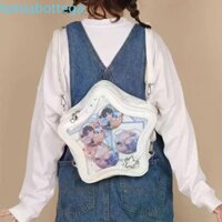 Lamiabottega Star Ita Túi, Mặt dây chuyền Túi dây kéo Túi trong suốt, Túi đựng huy hiệu Túi lưu trữ Ví nhỏ Túi hàng thời trang Ba lô quà tặng