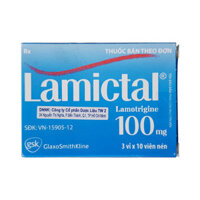 Lamictal 100mg GSK 30 viên – Điều trị động kinh