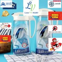 LamVyMart Bình Nước Lock&Lock Nhựa Tritan Bisfree One Touch Dung Tích 1.6L/2L ABF631 ABF632