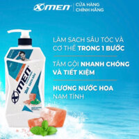 [LẦN ĐẦU TIÊN GIÁ 119K] Tắm Gội X-Men Clean & Fresh 2in1 Sạch Sâu 750gr