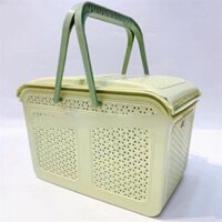 Làn đi sinh mở lắp nắp mây❤️FREESHIP❤️Làn nhựa đựng đồ đi sinh cho mẹ và bé, Giỏ đựng đồ sơ sinh cho bé