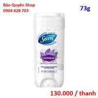 Lăn gel khử mùi nữ Secret Clear Gel – Australia 73g