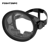 Lặn hình bầu dục FIGHTINPC, Câu cá bằng silicon cổ điển, Kính lặn toàn cảnh phong cách cổ điển dành cho người lớn