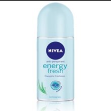 Lăn khử mùi tươi mát mịn màng NIVEA Energy Fresh