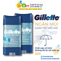 Lăn khử mùi cho nam Gillette 3 tác động giúp khử mùi khô thoáng da 107g USA