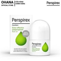 Lăn khử mùi chuyên giảm hôi nách và ngăn tiết mồ hôi Perspirex Extra-effective 20ml - Comfort (Loại Nhẹ)