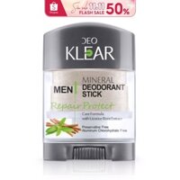 Lăn Khử Mùi Đá Khoáng DEO KLEAR Thái Lan khử mùi , kiềm dầu , khô thoáng mát 24h - 70g MP0653