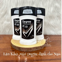 Lăn khử mùi dạng sáp Degree Ultraclear BLack White 76g Mỹ