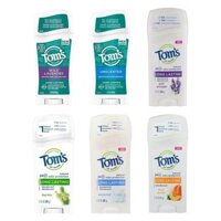 Lăn khử mùi dạng sáp Tom's of Maine Natural Care Deodorant 64g - Unscented /Wild Lavender /Fresh Apricot/Tea Tree (Mỹ)