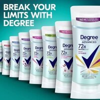 Lăn khử mùi Degree Women Lavender & Waterlily / White Flowers & Lychee/ Vanilla & Jasmine/Shower Clean/Sexy Intrigue 74g