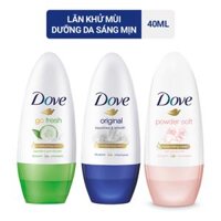 Lăn Khử Mùi Dove Dưỡng Ẩm, Giảm Thâm Vùng Da Dưới Cánh Tay 40ml