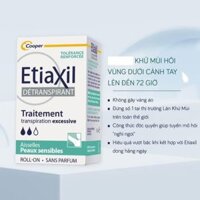 Lăn Khử Mùi EtiaXil 15ml Xanh