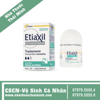 Lăn khử mùi EtiaXil Detranspirant Aisselles Peaux Sensibles đặc trị cho da nhạy cảm