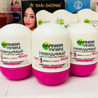 Lăn khử mùi Garnier Mineral 48h màu hồng phù hợp mọi loại da