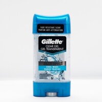 Lăn Khử Mùi Gillette Endurance Cool Wave Clear Gel cho nam (108g)