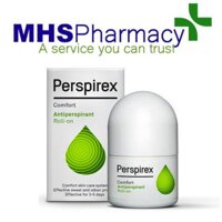 Lăn khử mùi hỗ trợ đặc trị hôi nách hiệu quả số 1 dành cho da nhạy cảm Perspirex Comfort Antiperspirant Roll-on 20ml