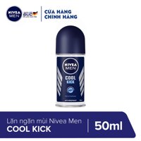 Lăn Khử Mùi Mát Lạnh Dành Cho Nam Nivea 50ml - 82886 [bonus]