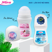 Lăn khử mùi Mira Roll-on Deodorant 50ml A635 - Nam