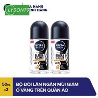 Lăn Khử Mùi Nam Black & White Nivea 50ml