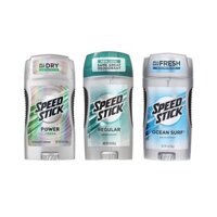 Lăn khử mùi nam dạng sáp Speed Stick Deodorant for Men Aluminum Free 85g- Regular / Ocean Surf / Power Fresh (Mỹ)