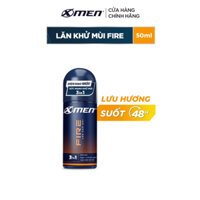 Lăn khử mùi nam hương nước hoa active thơm mạnh mẽ X-MEN FIRE 50ML